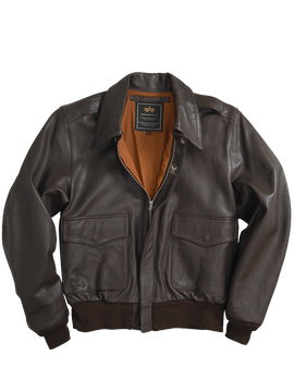 Alpha Industries A-2 Leather Jacket